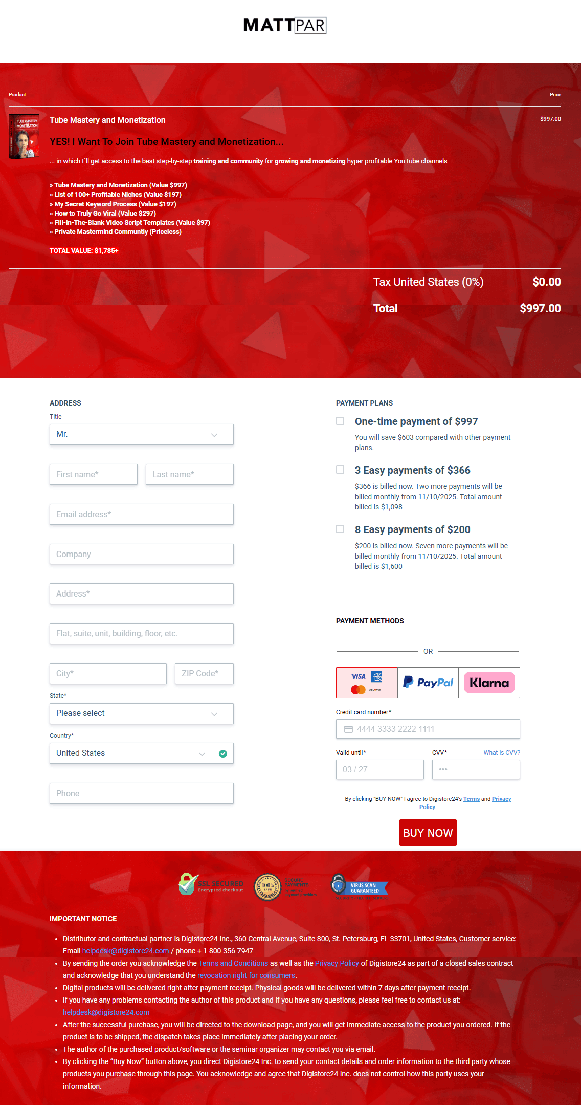 tube mastery and monetization